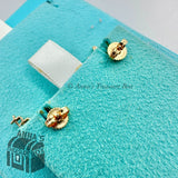 Tiffany & Co. 18K Yellow Gold X Kiss Climber Earrings (box, pouch, ribbon)