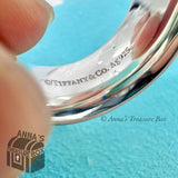Tiffany & Co. 925 Silver 1837 Wide Concave Ring Band Sz. 9 (pouch)