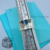 Tiffany & Co. 925 Silver 1837 Wide Concave Ring Band Sz. 9 (pouch)