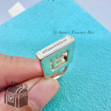 Tiffany & Co. 925 Silver Letter E Adjustable Padlock Charm (pouch)