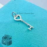 Tiffany & Co. 925 Silver Mini 1" Heart T Key (pouch)