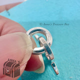 Tiffany & Co. 925 Silver VINTAGE 2D Apple Charm Pendant (pouch)