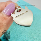 Return to Tiffany & Co. 925 Silver + Blue Enamel Devil Charm Pendant (pouch)