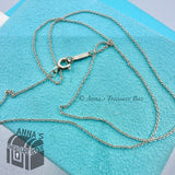 Tiffany & Co. 925 Silver 1mm Classic Chain 18" Necklace #2 (generic box)