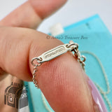Tiffany & Co. 925 Silver 1mm Classic Chain 18" Necklace #1 (generic box)