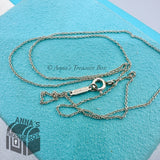 Tiffany & Co. 925 Silver 1mm Classic Chain 18" Necklace #2 (generic box)