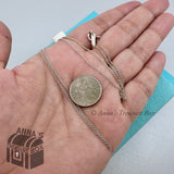 Tiffany & Co. 925 Silver 1mm Classic Chain 18" Necklace #2 (generic box)