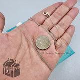 Tiffany & Co. 925 Silver 1mm Classic Chain 16" Necklace #2 (generic box)