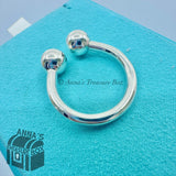 Tiffany & Co. 925 Silver Horse Shoe U Shaped Keychain Key Ring Key Holder #3