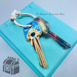 Tiffany & Co. 925 Silver Horse Shoe U Shaped Keychain Key Ring Key Holder #3