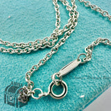 Tiffany & Co. 925 Silver 1.5mm Thick Links Chain 20" Necklace (pouch)