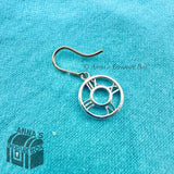 Tiffany & Co. 925 Silver SINGLE Atlas Circle Dangle Earring Replacement (pouch)