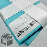 Tiffany & Co. 925 Silver Out of Retirement Loop Ring Size 6.5 (box, pch, rbn)