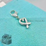 Tiffany & Co. 925 Silver Loving Heart Lobster Clasp Charm Picasso (pouch)