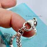 Tiffany & Co. 925 Silver Venetian Link 7.5" Bracelet #2 (pouch)
