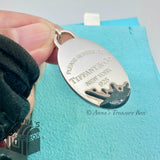 Return To Tiffany & Co. Medium Black Splash Oval Charm (pouch)