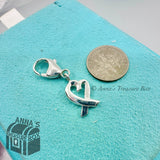 Tiffany & Co. 925 Silver Loving Heart Lobster Clasp Charm Picasso (pouch)