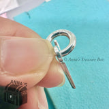 Tiffany & Co. 925 Silver Olive Martini Glass Charm (pouch)