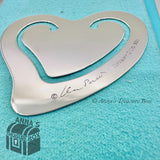 Tiffany & Co. 925 Silver Elsa Peretti Open Heart Bookmark (pouch)