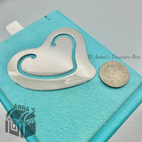 Tiffany & Co. 925 Silver Elsa Peretti Open Heart Bookmark (pouch)