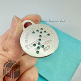 Return To Tiffany & Co. 925 Silver LARGE Zodiac Sagittarius Round Charm (pouch)