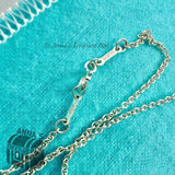 Tiffany & Co. 925 Silver Elsa Peretti Triple Starfish 18" Necklace(bx, pch, rbn)