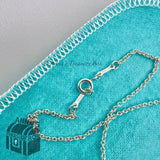 Tiffany & Co. 925 Silver Elsa Peretti Triple Starfish 18" Necklace(bx, pch, rbn)