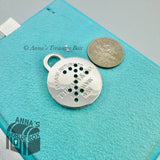 Return To Tiffany & Co. 925 Silver LARGE Zodiac Sagittarius Round Charm (pouch)