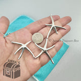 Tiffany & Co. 925 Silver Elsa Peretti Triple Starfish 18" Necklace(bx, pch, rbn)