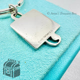 Tiffany & Co. 925 Silver VINTAGE Music Treble Clef Key Ring Keychain (pouch)