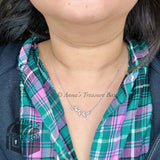 Tiffany & Co. 925 Silver Paloma Picasso Olive Vine Pendant 18" Necklace (pouch)