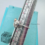 Return To Tiffany & Co. 925 Silver & 18K Gold LadyBug Ring Sz. 7.5 (pouch)