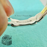 Tiffany & Co. 925 Silver Signature “X” Kiss Ring Size 6 (pouch)