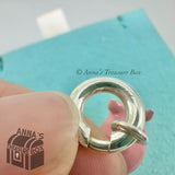 Tiffany & Co. 925 Silver Pink Enamel Pig Charm (box, pouch, ribbon)