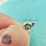 Tiffany & Co. 925 Silver Elsa Peretti CBTY Aquamarine Ring Sz. 6.5 (pouch)