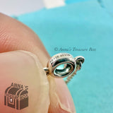 Tiffany & Co. 925 Silver Elsa Peretti CBTY Aquamarine Ring Sz. 6.5 (pouch)