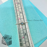 Tiffany & Co. 925 Silver Elsa Peretti CBTY Aquamarine Ring Sz. 6.5 (pouch)