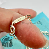 Tiffany & Co. 925 Silver Oval Link Chain 30" Necklace (pouch)