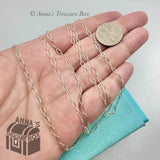 Tiffany & Co. 925 Silver Oval Link Chain 30" Necklace (pouch)