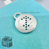 Return To Tiffany & Co. 925 Silver LARGE Zodiac Sagittarius Charm  #2 (pouch)
