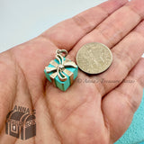 Tiffany & Co. 925 Silver Blue Enamel Gift Box Charm (pouch)