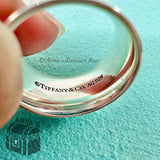 Tiffany & Co. 925 Silver 1837 Wide Concave Ring Band Sz. 8 (pouch)