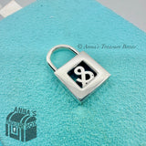 Tiffany & Co. 925 Silver Ampersand Alphabet Padlock Lock Charm Pendant (pouch)