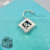 Tiffany & Co. 925 Silver Ampersand Alphabet Padlock Lock Charm Pendant (pouch)