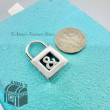 Tiffany & Co. 925 Silver Ampersand Alphabet Padlock Lock Charm Pendant (pouch)