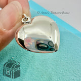 Tiffany & Co. 925 Silver VINTAGE Puffed Puff Heart Charm Pendant (pouch)