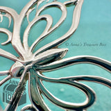 Tiffany & Co.925 Silver X-Large Enchant Filigree Butterfly Charm Pendant (pouch)