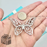 Tiffany & Co.925 Silver X-Large Enchant Filigree Butterfly Charm Pendant (pouch)