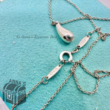 Tiffany & Co. 925 Silver Elsa Peretti Teardrop Pendant 16" Necklace (pouch)