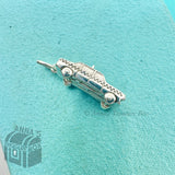 Tiffany & Co. 925 Silver NYC Taxi Cab Car Automobile 3D Charm Pendant (box)
